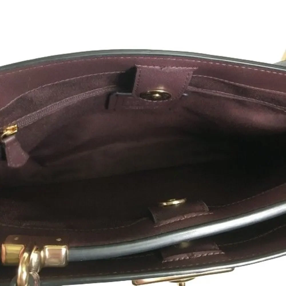 Coach Lane Carryall Leather Crossbody Satchel Purse Shoulder Bag C8211 MRP $549